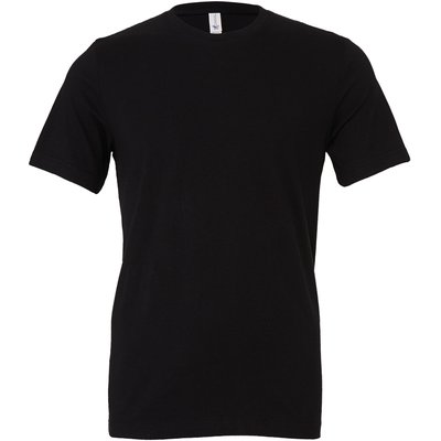 Camiseta cuello redondo unisex Negro S