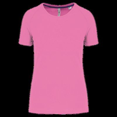 Camiseta deporte corte recto Deep Pink XL