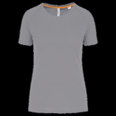 Camiseta deporte corte recto Fine Grey L