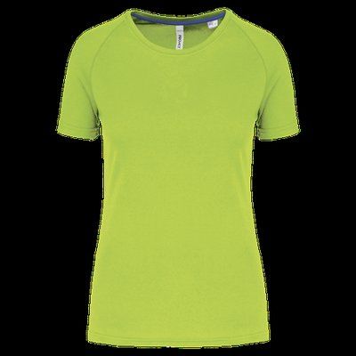 Camiseta deporte corte recto Lime XL