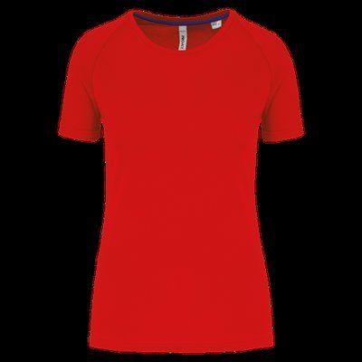 Camiseta deporte corte recto Red L