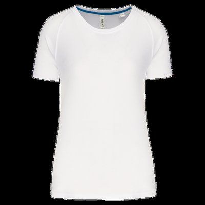 Camiseta deporte corte recto White XXL