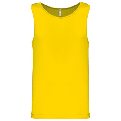 Camiseta de deporte hombre Amarillo S