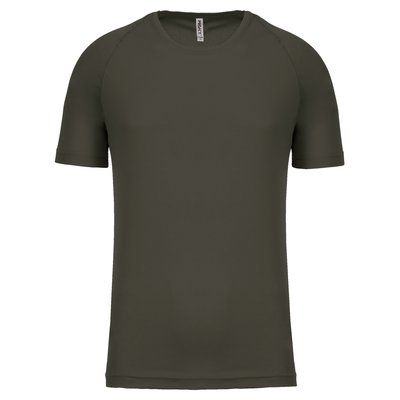 Camiseta de deporte hombre poliéster Dark Khaki XS