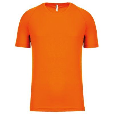 Camiseta de deporte hombre poliéster Fluorescent Orange XS