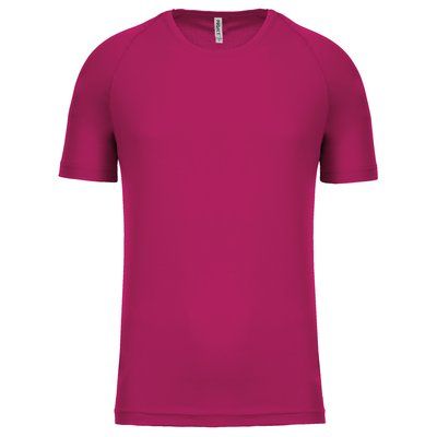 Camiseta de deporte hombre poliéster Fuchsia 3XL