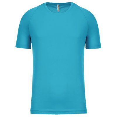 Camiseta de deporte hombre poliéster Light Turquoise XXL