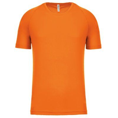 Camiseta de deporte hombre poliéster Orange M