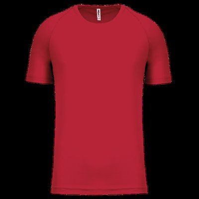 Camiseta de deporte hombre poliéster Red 3XL