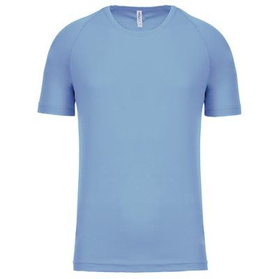 Camiseta de deporte hombre poliéster Sky Blue XS