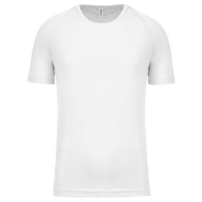 Camiseta de deporte hombre poliéster White L