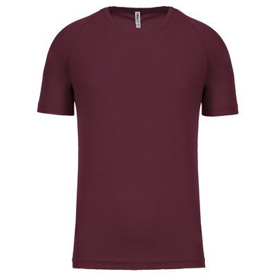 Camiseta de deporte hombre poliéster Wine L