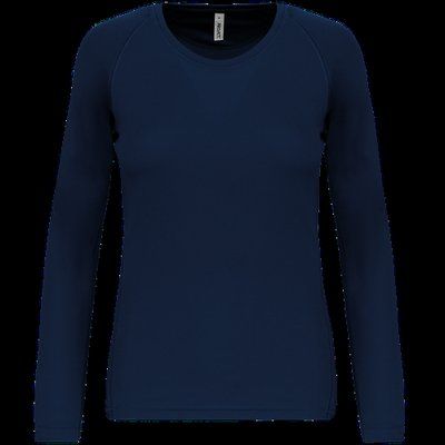 Camiseta de deporte manga larga poliéster Sporty Navy S