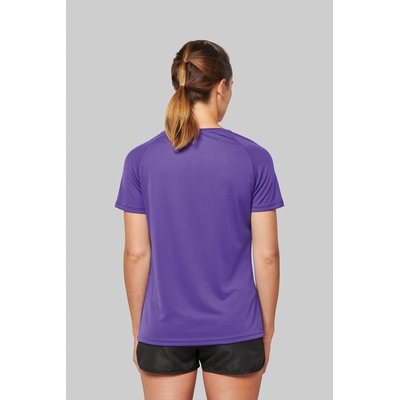 Camiseta de deporte mujer cuello de pico