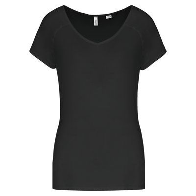 Camiseta deporte mujer ecológica Black S