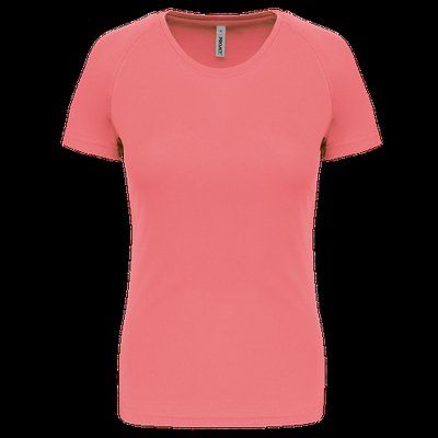 Camiseta de deporte mujer poliéster Coral XXL