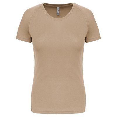 Camiseta de deporte mujer poliéster Sand S