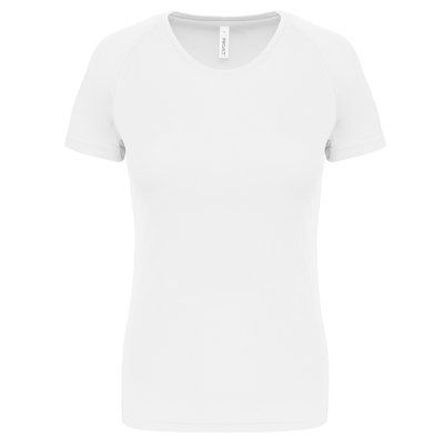 Camiseta de deporte mujer poliéster White S