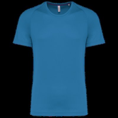 Camiseta deporte reciclada para hombre Aqua Blue XS