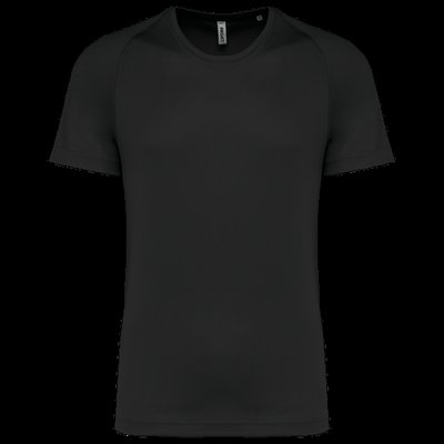 Camiseta deporte reciclada para hombre Black 3XL