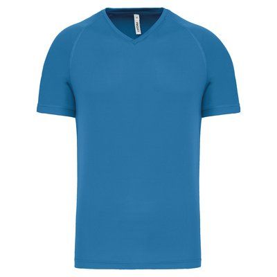 Camiseta de deporte secado rápido Aqua Blue XS