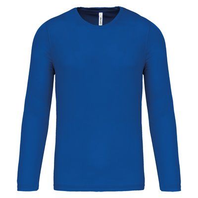 Camiseta de deporte secado rápido manga larga Sporty Royal Blue M