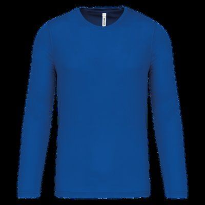 Camiseta de deporte secado rápido manga larga Sporty Royal Blue XXL