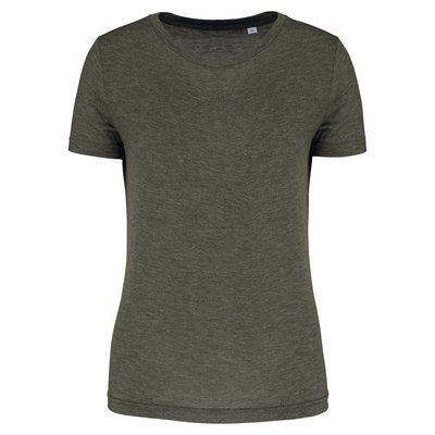 Camiseta deporte Tejido de jersey antibolitas. Dark Khaki Heather L