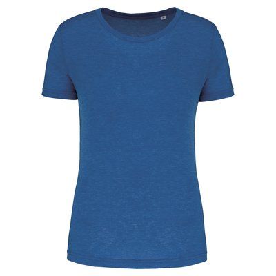 Camiseta deporte Tejido de jersey antibolitas. Sporty Royal Blue Heather L