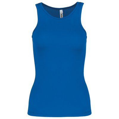 Camiseta de deporte tirantes para chica Aqua Blue XS