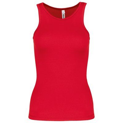 Camiseta de deporte tirantes para chica Red XL