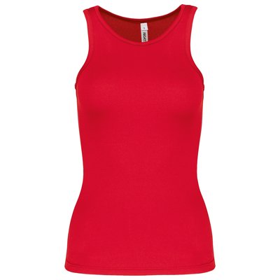 Camiseta de deporte tirantes para chica Rojo XS