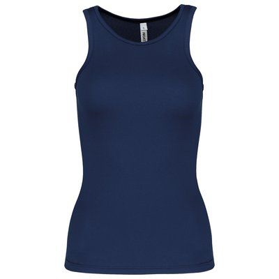 Camiseta de deporte tirantes para chica Sporty Navy S