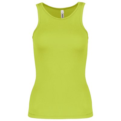 Camiseta de deporte tirantes para chica Verde L