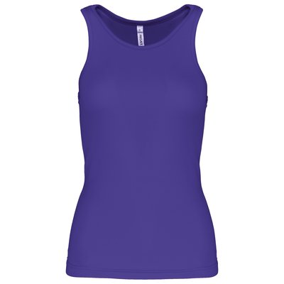 Camiseta de deporte tirantes para chica Violeta S