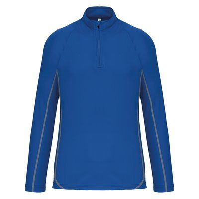 Camiseta deportiva manga larga hombre Azul S