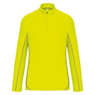 Camiseta deportiva manga larga hombre Fluorescent Yellow M