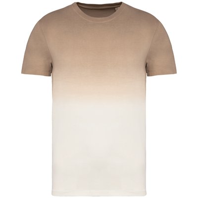 Camiseta Dip Dye unisex Beige 3XL