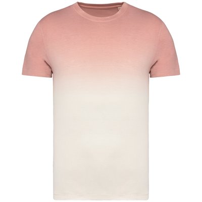 Camiseta Dip Dye unisex Rosa XXS