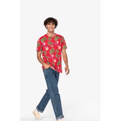 Camiseta diseño tropical hombre