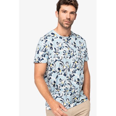 Camiseta diseño tropical hombre