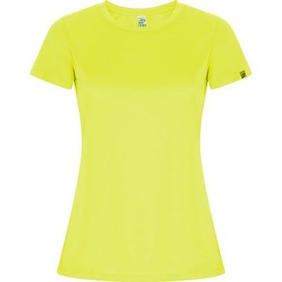 Camiseta ECO Manga Corta Mujer Control Dry Amarillo Fluor 2XL