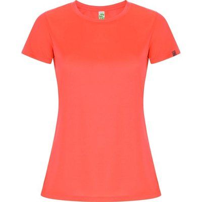 Camiseta ECO Manga Corta Mujer Control Dry CORAL FLUOR L