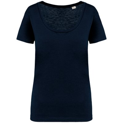 Camiseta ecorresponsable mujer Azul M