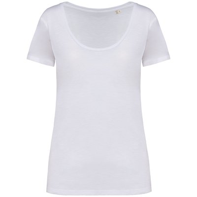 Camiseta ecorresponsable mujer Blanco XL