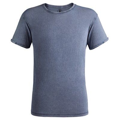 Camiseta Efecto Desgastado AZUL DENIM XL