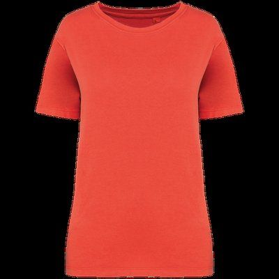 Camiseta efecto lavado de mujer Washed Paprika XXL