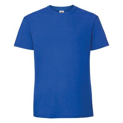 Camiseta Efecto piel de melocotón Azul M