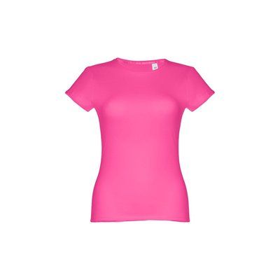 Camiseta Entallada Algodón Mujer Rosa L