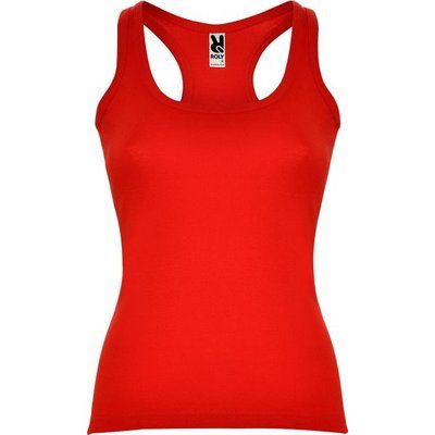 Camiseta entallada estilo nadadora Rojo M